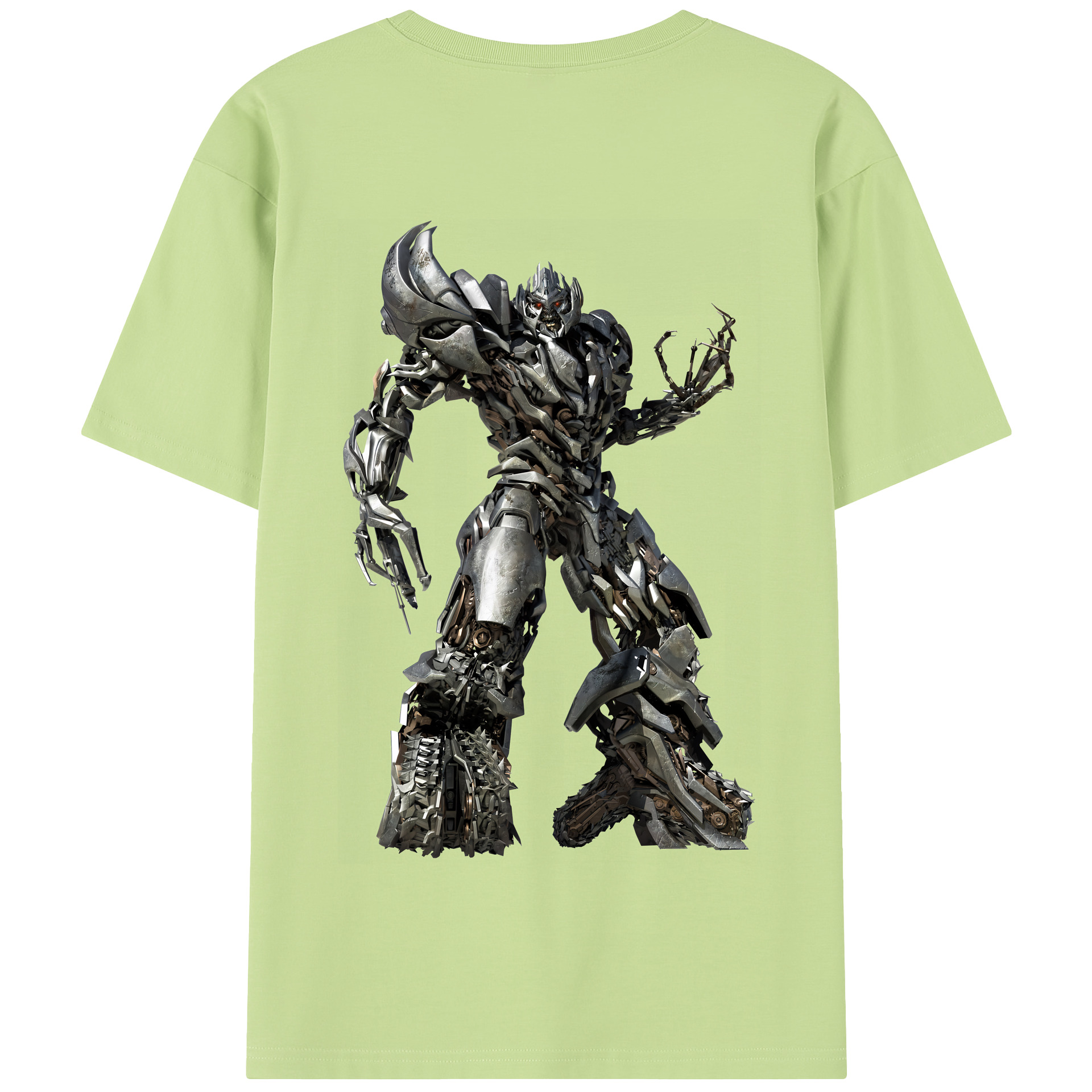 （画像用） Transformers トランスフォーマー 綿100％半袖Tシャツ（背面プリント）